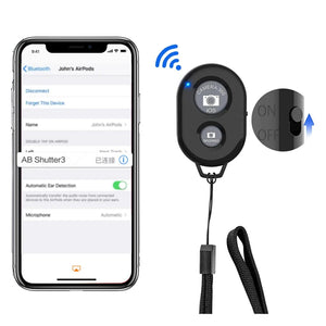 Bluetooth Camera Remote for Smartphones Wireless Phone Camera Remote