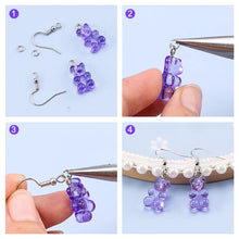 300Pcs Earrings Set Hypoallergenic Earring Hooks Jump Rings Clear