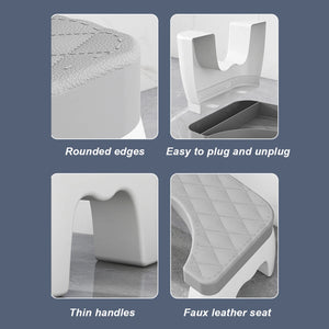 1 PCS Toilet Seat Stool Portable Squat Stool Home Adult Bathroom