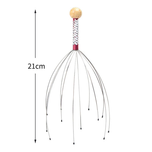 1pcs Head Massager Scratching Octopus Scalp Tool Non Soul Extractor