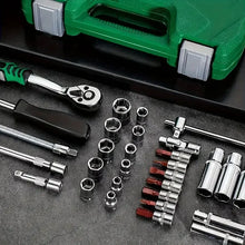 46pcs Ultimate Auto Marine Tool Kit with Socket Wrench Ratchet Set and