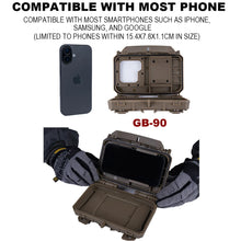 2th Gen Tactical Phone Case Universal Phone MOLLE Holder Pouch for Map Navigation Airsoft Hunting Vest Plate Carrier Accessory