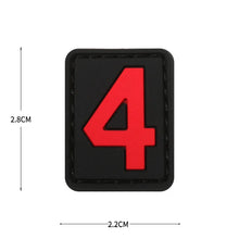English Alphabet Letter Patches Letters Stripes Cloth Accessories Stickers Name hook loop Patches Tactical badge