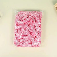 100/300pcs Disposable Plastic Shower Cap Elastic Disposable Shower