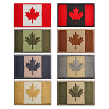 Canada Flag Patch Maple Leaf Flag 4-color Embroidered Flag Tactical Military Patches Army Applique Stripe Badge