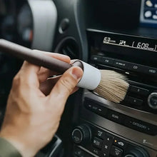 3PCS Car Exterior Interior Detail Brush Boar Hair Bristle Brushes for