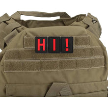 English Alphabet Letter Patches Letters Stripes Cloth Accessories Stickers Name hook loop Patches Tactical badge