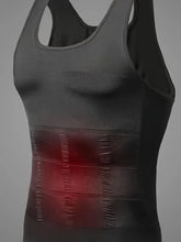 2/1Men's Compression Body Shaper Tank Top, Slimming Vest