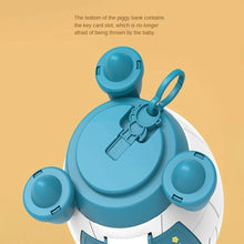 Cute Children Piggy Bank with Cartoon Sticker Multi-purpose Space