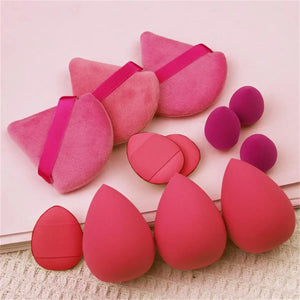 12pcs Small, Medium and Large Combination Set Makeup Puff Essential