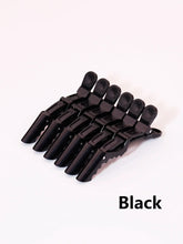 6pcs crocodile hair clip design claw shaped hair clip salon hair clip