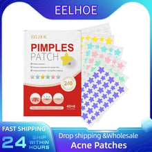 240pcs Star Acne Patches Invisible Pimple Cover for Face Oil Control