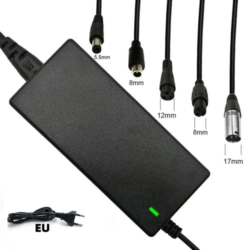 Brand New Power Adapter AC 100-240V Black DC 42V 2A Electric Scooter