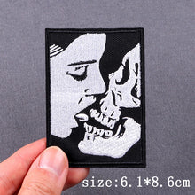 Animal Embroidered Patches For Clothing Hip Hop Patch Iron On Patches On Clothes Punk Embroidery Patch Hook Loop Stickers Badges