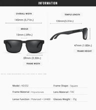 2025 Kdeam Polarized Sunglasses for Men Women Fashion Unisex Brand Trendy Outdoor Eyewear For Couple Mirror red lens