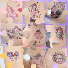14 Sheets Glittering Unicorn Tattoo Stickers for Personalized