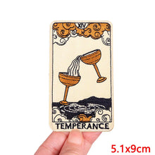 Animal Tarot Embroidery Patch Iron On Patches For Clothing Thermoadhesive Patches Cartoon Cat Patches On Clothes Sewing Stickers