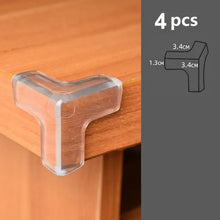 4/10PCS Child Baby Safety Silicone Protector Table Soft Transparent