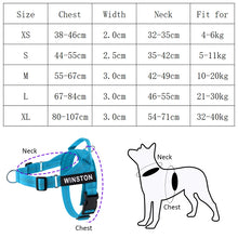 Personalized Dog Harness Reflective Adjustable Dog Harness Vest For small Medium large Dog Harness Vest Training Walking Running