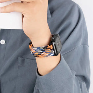 Braided Strap For Apple Watch Band 44mm 40mm 45mm 49mm 41mm 38 buckle