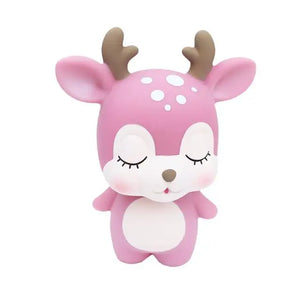 Cartoon Cute Deer Shape Piggy Bank Coin Storage Container Money Jar