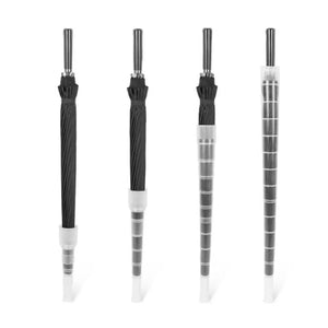 70cm/80cm Plastic Non-drip Car Retractable Cover Umbrella Waterproof