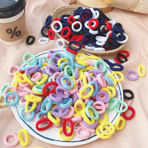 20/50pcs Kids Elastic Hair Bands Girls Sweets Scrunchie Rubber Band