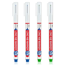4Pcs/Set 20mm Deep Hole Long Nib Head Markers For Metal Perforating