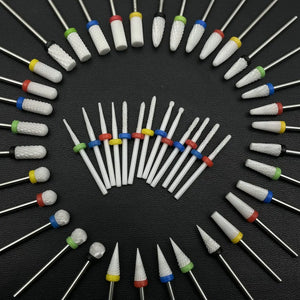 1pcs Ceramic Nail Drill Bits Rotary Cutter Clean Apparatus for
