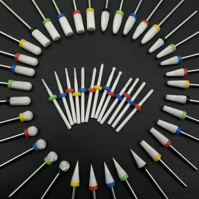 1pcs Ceramic Nail Drill Bits Rotary Cutter Clean Apparatus for