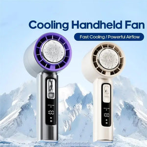 2025 New Semiconductor Refrigeration High-speed Handheld Electric Fan