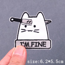 Animal Embroidered Patches For Clothing Hip Hop Patch Iron On Patches On Clothes Punk Embroidery Patch Hook Loop Stickers Badges