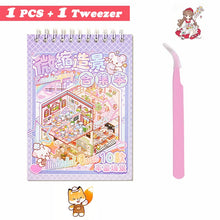 20Pcs 20in1 3D Cartoon Sticker Book | DIY Scenes Creative Gift for