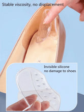 1Pair Heels Grips Silicone Heel Stickers for Women Men Anti Slip Heel