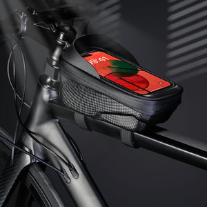 Bicycle Bag Waterproof Touch Screen Cycling Bag Top Frame Tube Bag MTB
