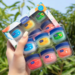 4/6/8pcs Moisturizing Lip Balm Set Whitening Moisturizing Base Natural