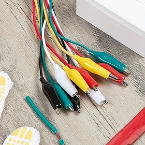 10PCS Alligator Clips Electrical DIY Test Leads Alligator Double-ended