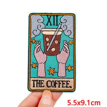Animal Tarot Embroidery Patch Iron On Patches For Clothing Thermoadhesive Patches Cartoon Cat Patches On Clothes Sewing Stickers