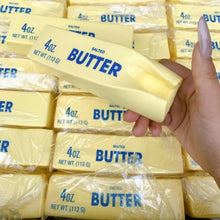 Butter Bar Shaped Squishy Toy, Slow Rebound Stress Relief Squeeze Toy, Soft Anxiety Relief Sensory Toy, Fun Novelty Gift