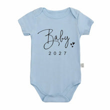 Pregnancy Reveal Baby Coming Soon 2027 Announcement Newborn Baby Bodysuit Romper Funny Boys Girls Outfits