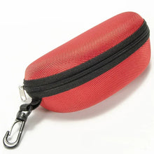 1pc Portable Sunglasses Case Protector Oxford Cloth Hard EVA Zippered