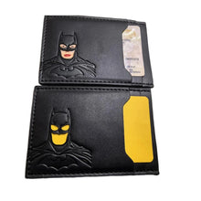 Leather Bat Wallet Personalized Superhero Mask Card Holder Bat ID Heroic Wallet Gift 2026