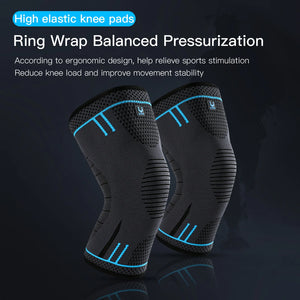 1 Pcs Compression Knee Support Sleeve Elastic Breathable Knee Pads