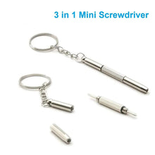1/2/10pcs Mini 3 in1 Screwdriver Eyeglass Optical Eye Glasses Portable