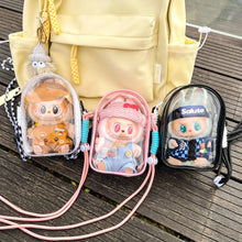Doll Protect Case For Labubu Sitting Party 15cm Plush Cotton Doll