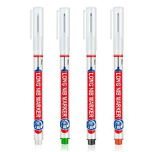 4Pcs/Set 20mm Deep Hole Long Nib Head Markers For Metal Perforating