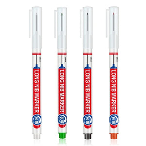 4Pcs/Set 20mm Deep Hole Long Nib Head Markers For Metal Perforating