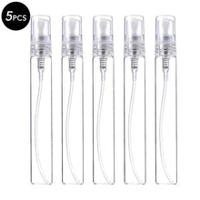 5/10Pcs 3ml 5ml 10ml Clear Mini Perfume Glass Bottle Empty Cosmetics