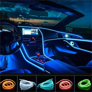 3M-5M Atmosphere Lamp EL Cold Light Line With DIY Decorative Dash