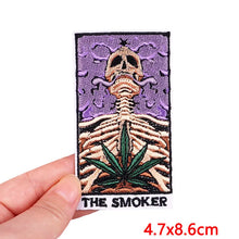 Animal Tarot Embroidery Patch Iron On Patches For Clothing Thermoadhesive Patches Cartoon Cat Patches On Clothes Sewing Stickers
